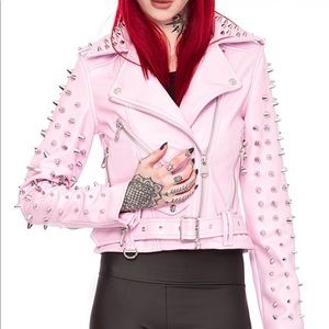 Killstar Pink Dahlia Jacket w/ FREEBIE Choker